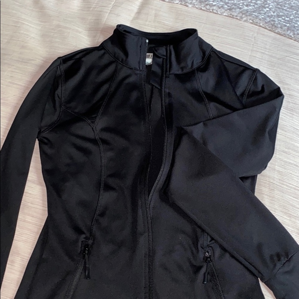 Athletic zip-up jacket